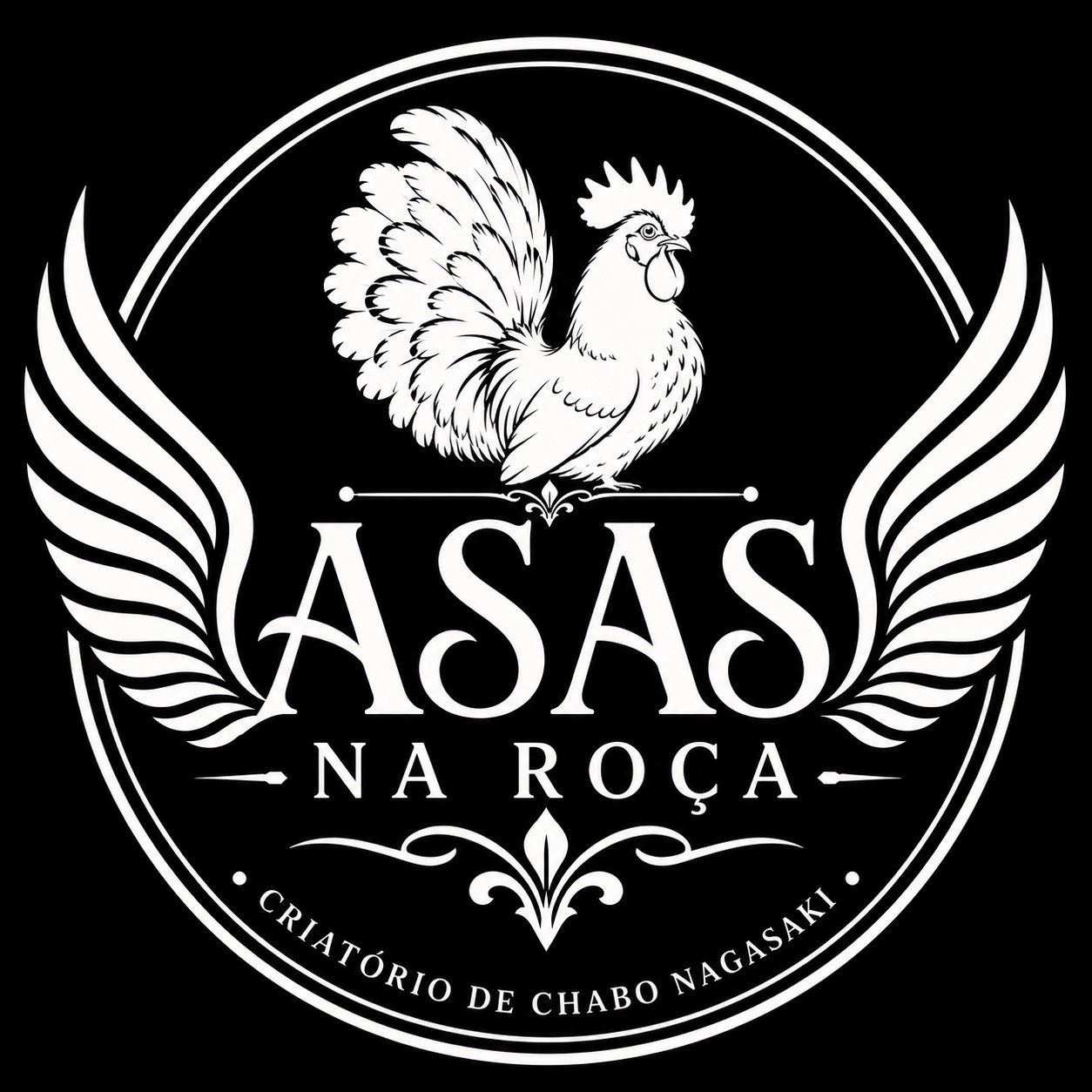 Logo Criatório Asas na Roça